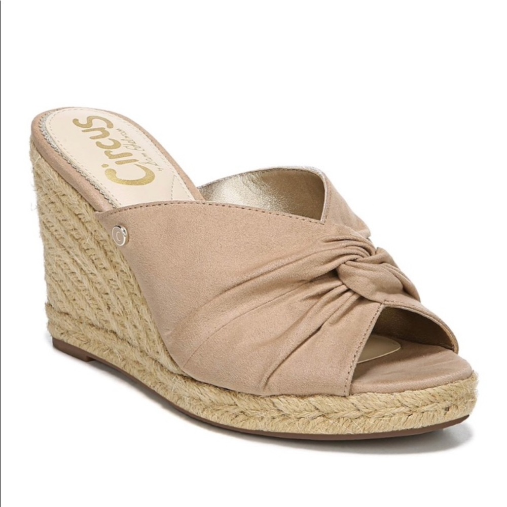 Circus by Sam Edelman Tan Espadrille Wedge